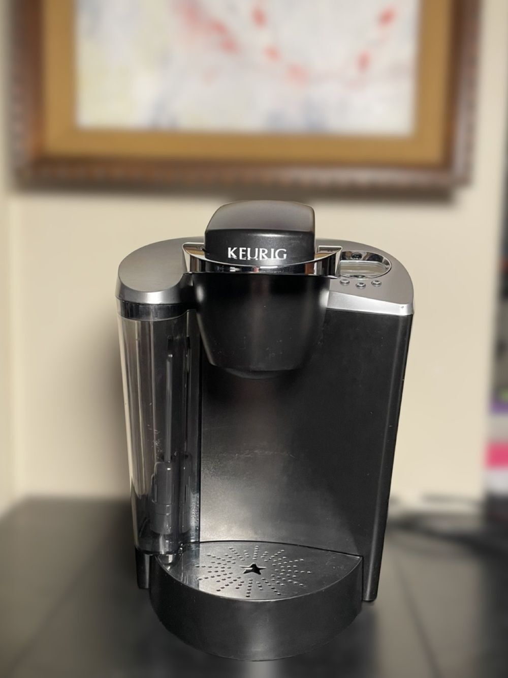 Keurig K60 Classic Digital Single-Serve Coffee Maker - Black with Silver Accents